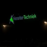 Gevelreclame Venstertechniek