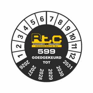 Keurstickers breekfolie