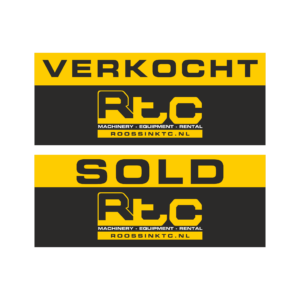 Sold / Verkocht sticker