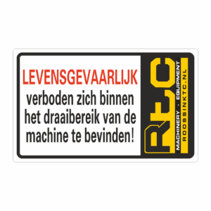 Draaibereik stickers