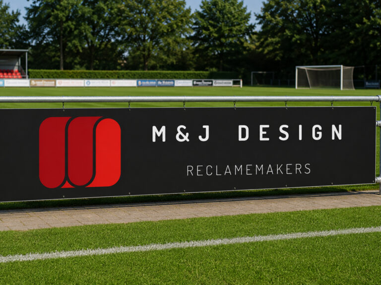 M&J Design reclamebord