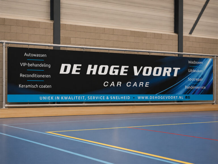 Sportreclame De Hoge Voort Car Care | M&J Design