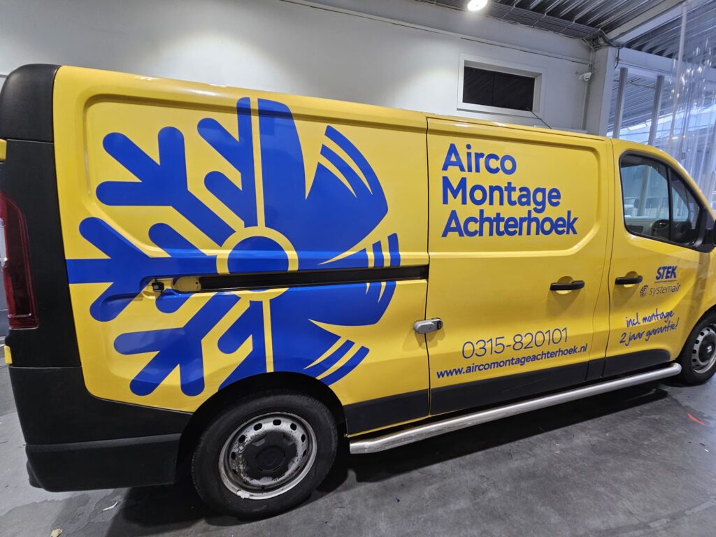 Airco Montage Achterhoek busbelettering