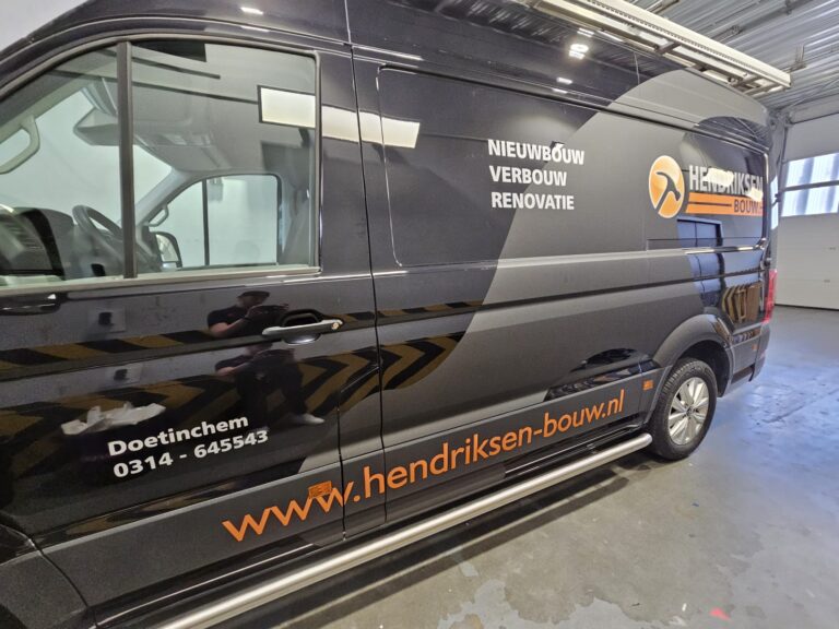 Hendriksen Bouw autobelettering Volkswagen Crafter 4