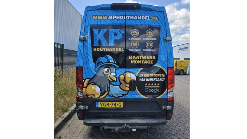 iveco daily kp houthandel achterzijde